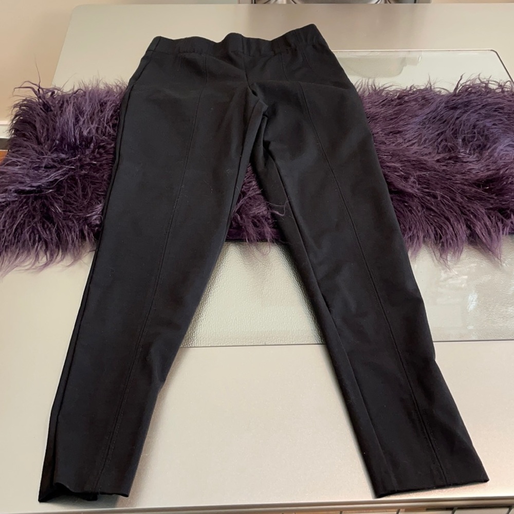 Thalian Elastic Waist Black Pants